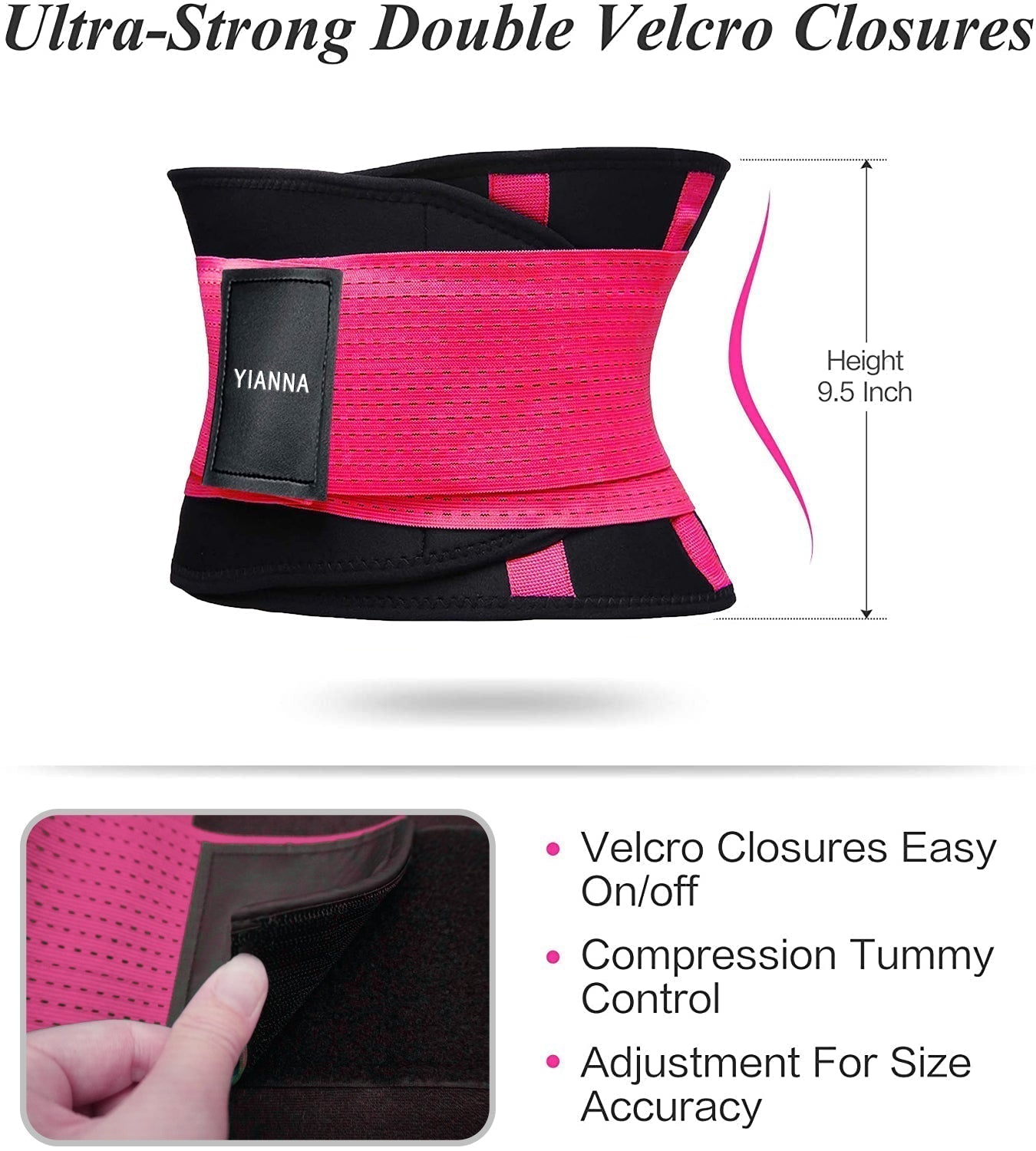 YIANNA Waist Trainer Belt Waist Cincher Trimmer